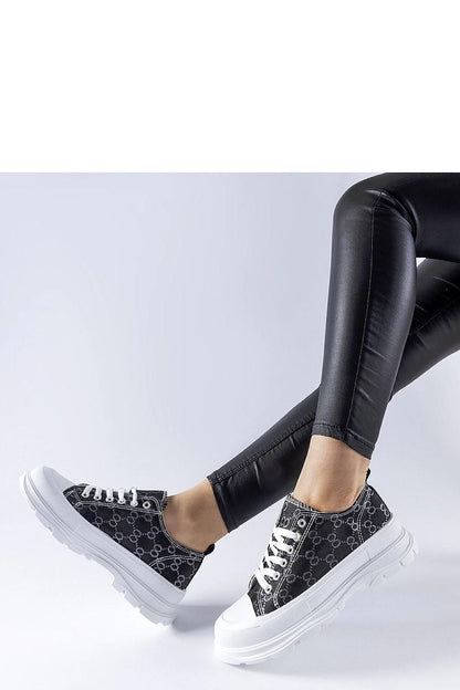 black lace mini sneakers alternate angle