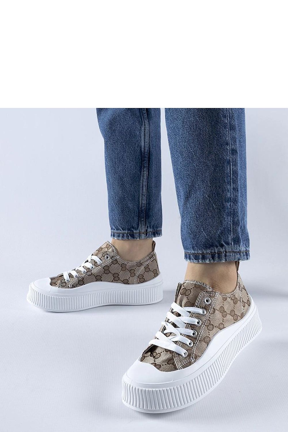 brown lace sneakers alternate angle