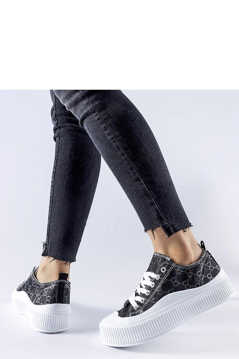 brown lace sneakers side view