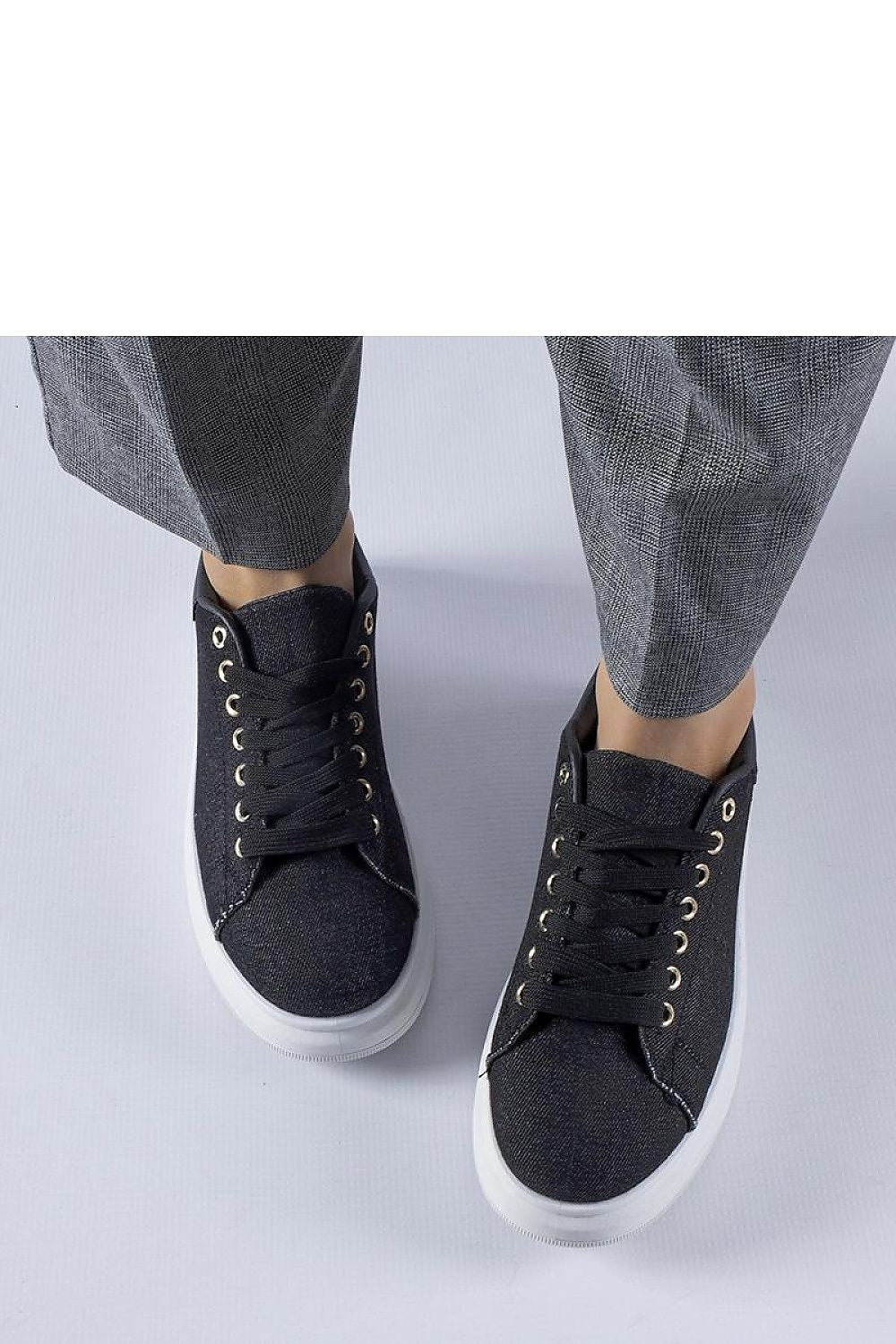 black sneakers alternate angle