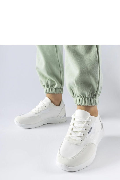 grey lace sneakers side view