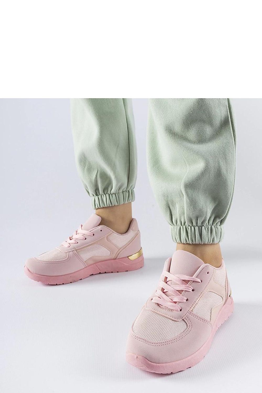 grey sneakers back view