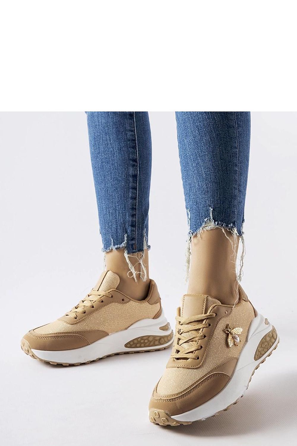 brown lace sneakers alternate angle