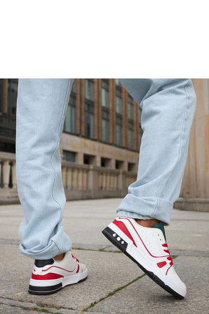 white lace sneakers view 8