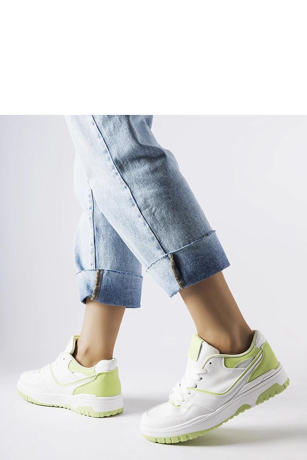 white lace sneakers alternate angle