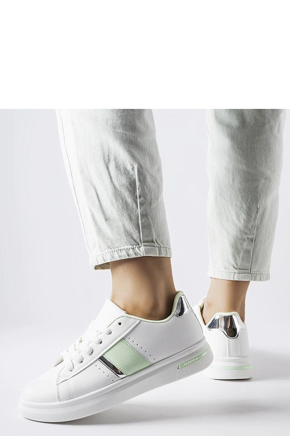 white lace sport shoes view 6