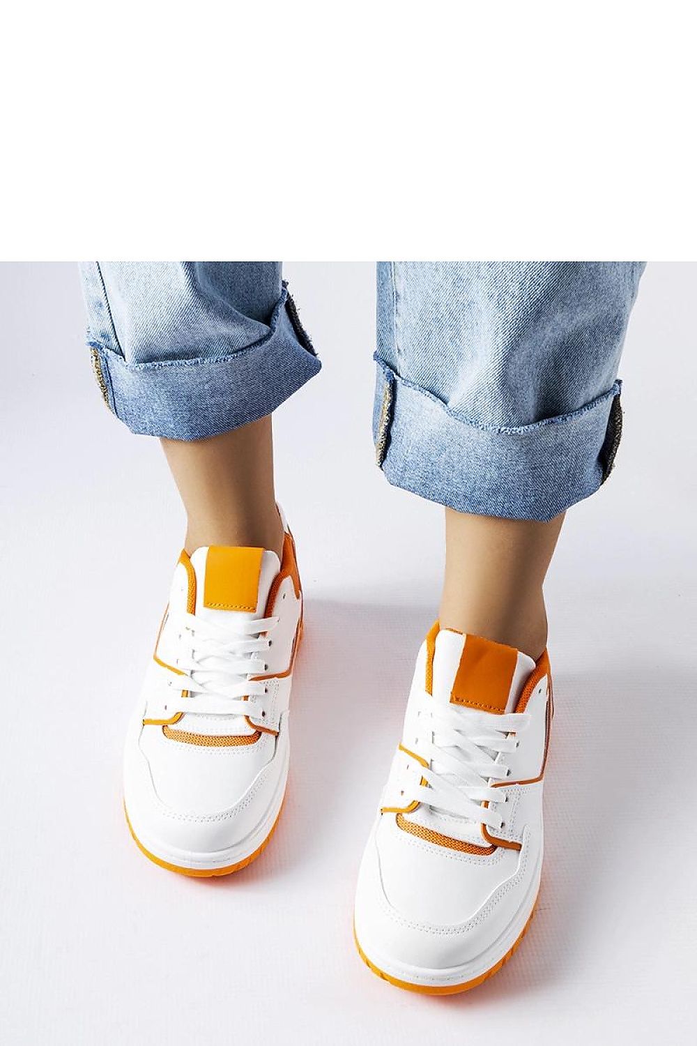 white lace sneakers view 6