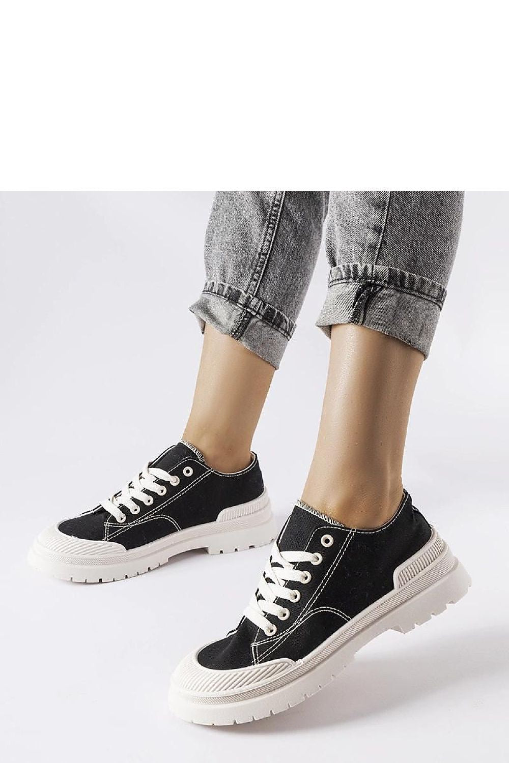 black sneakers alternate angle