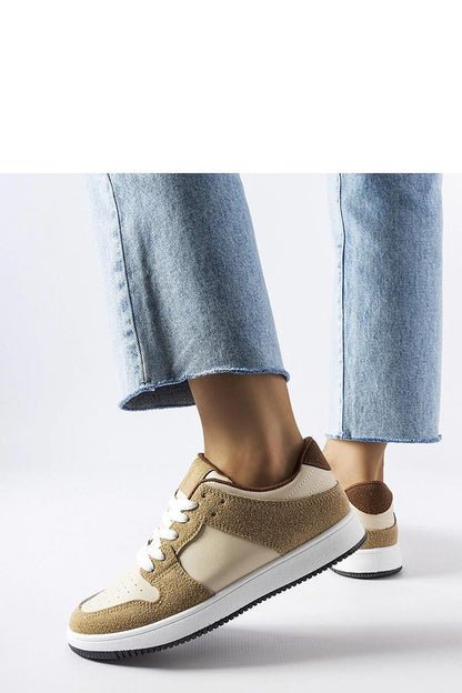 beige sneakers front view