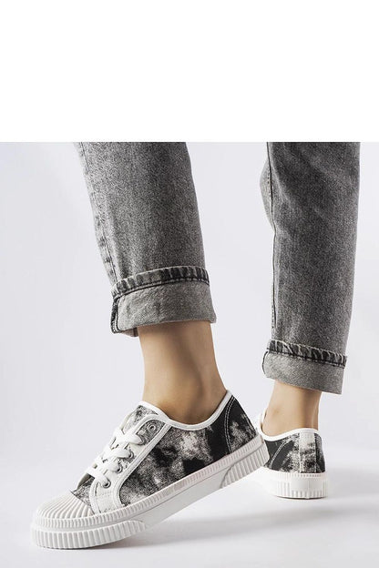 black lace sneakers alternate angle