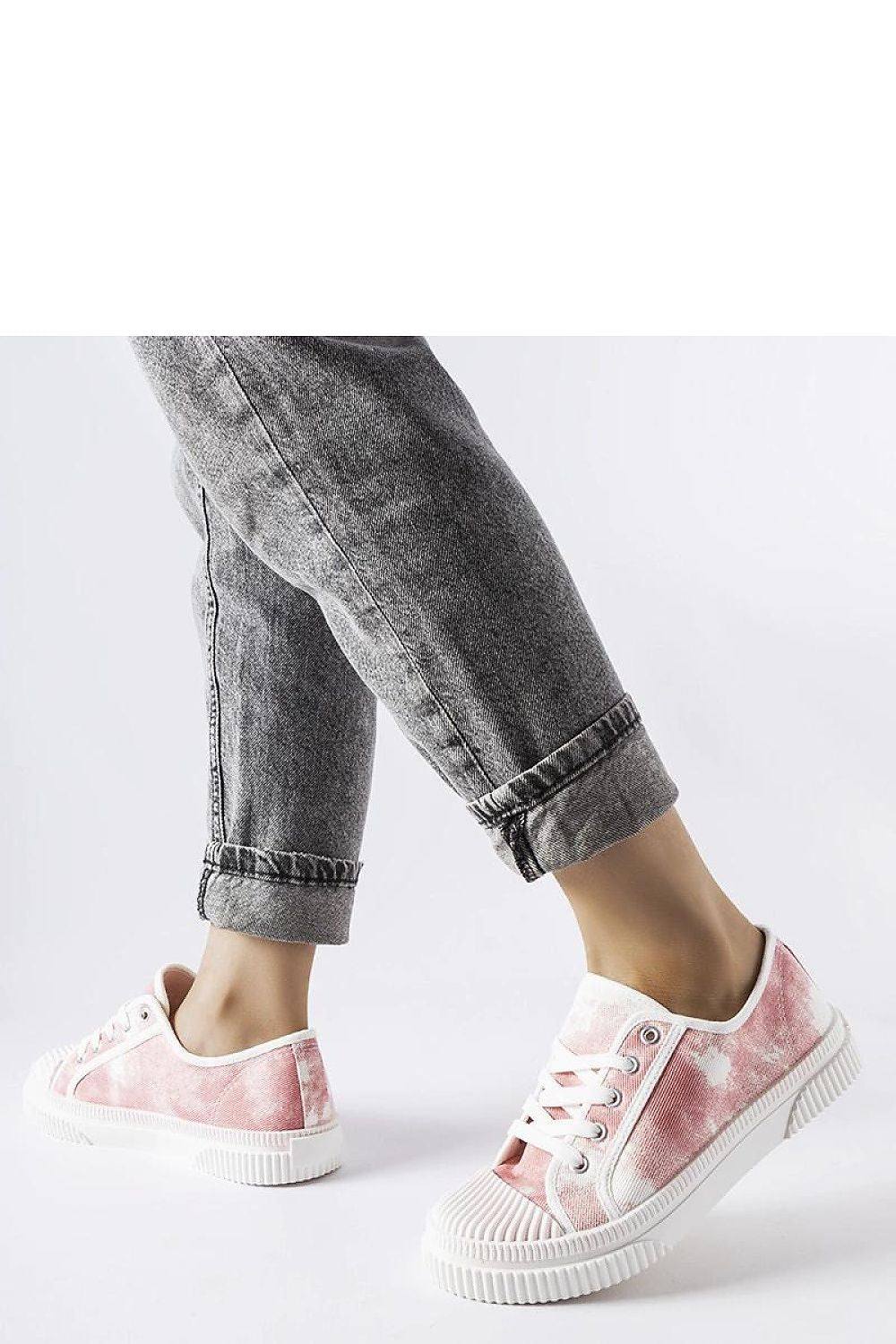 black lace sneakers view 6
