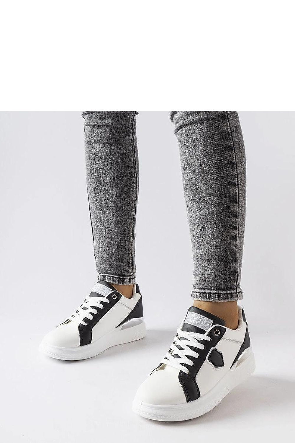 ~ lace sneakers front view