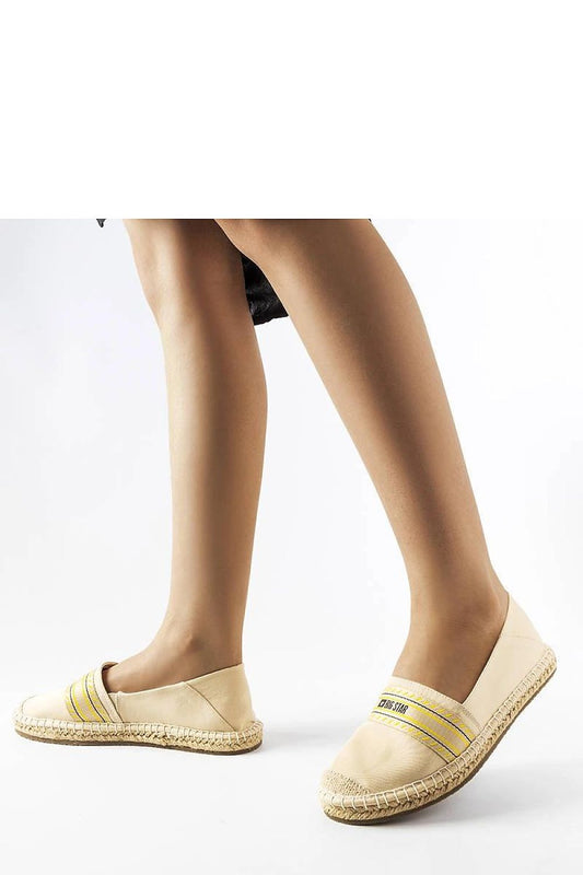 beige espadrille front view