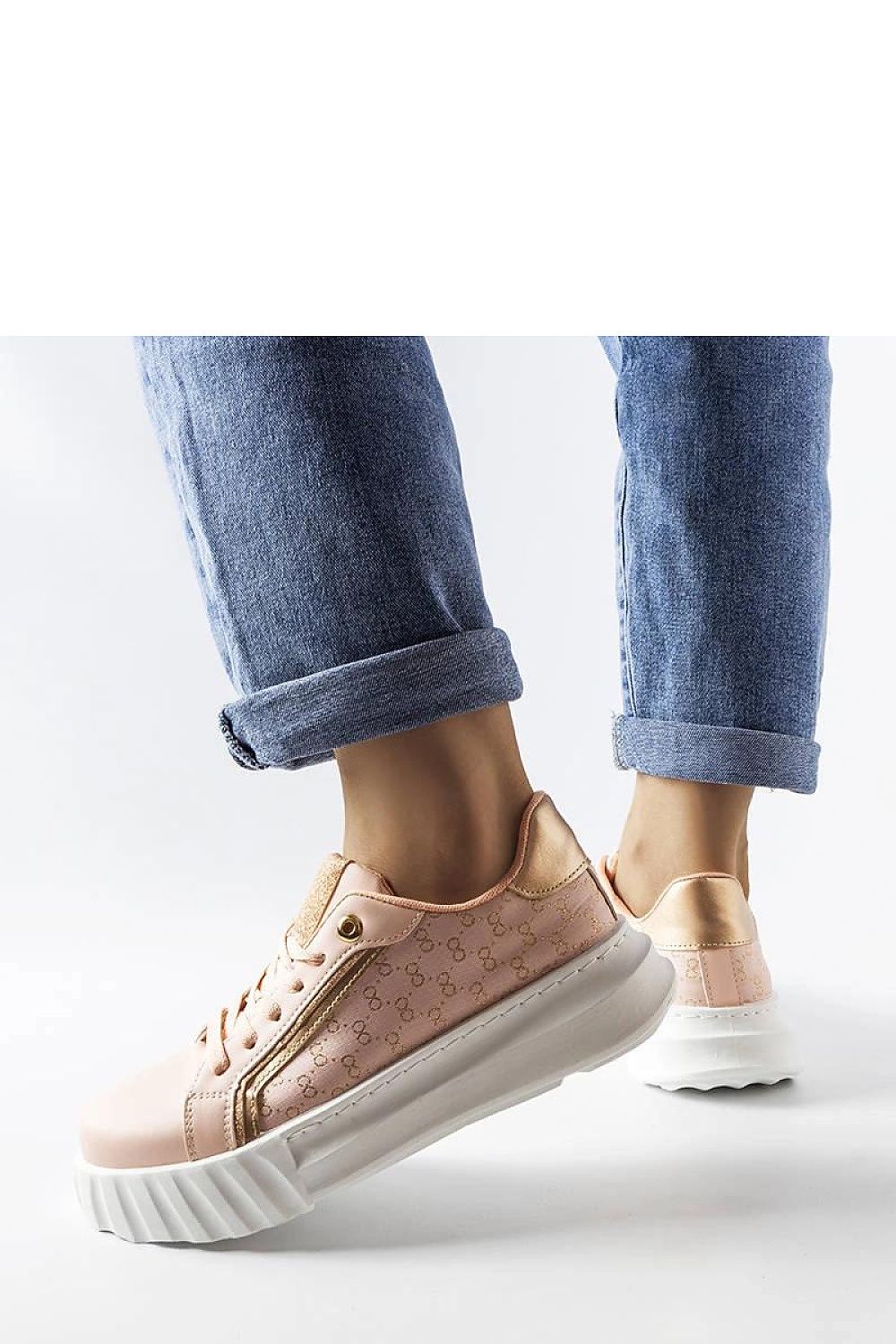 black lace sneakers side view