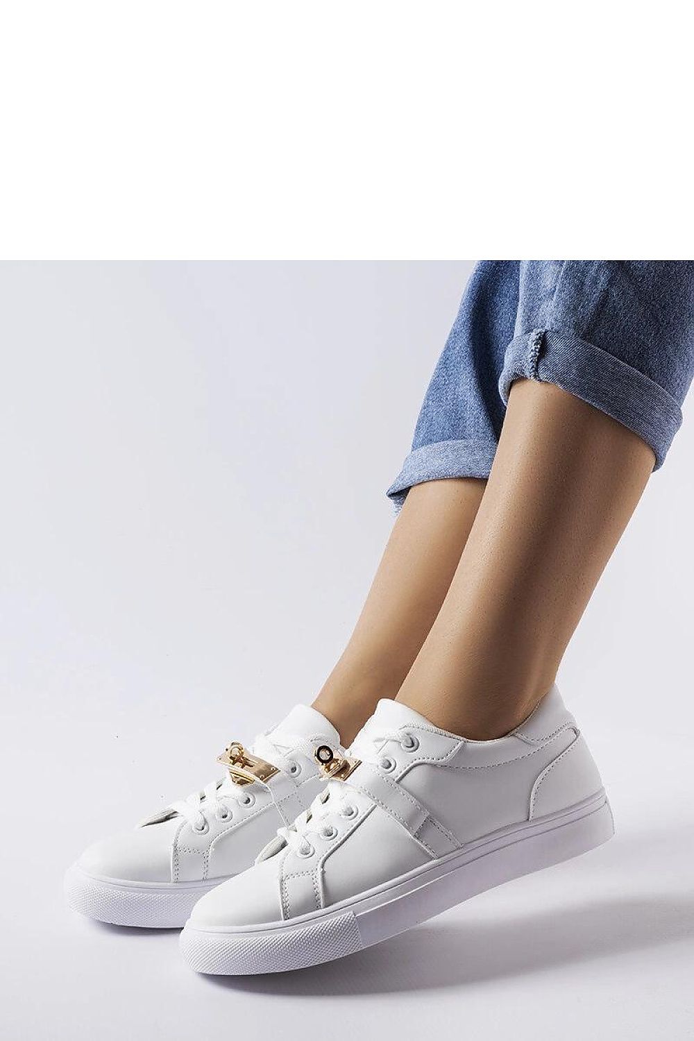 white lace sneakers alternate angle