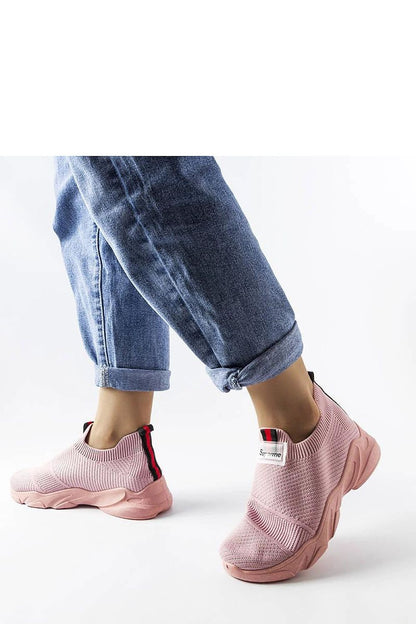 pink sport shoes detail view