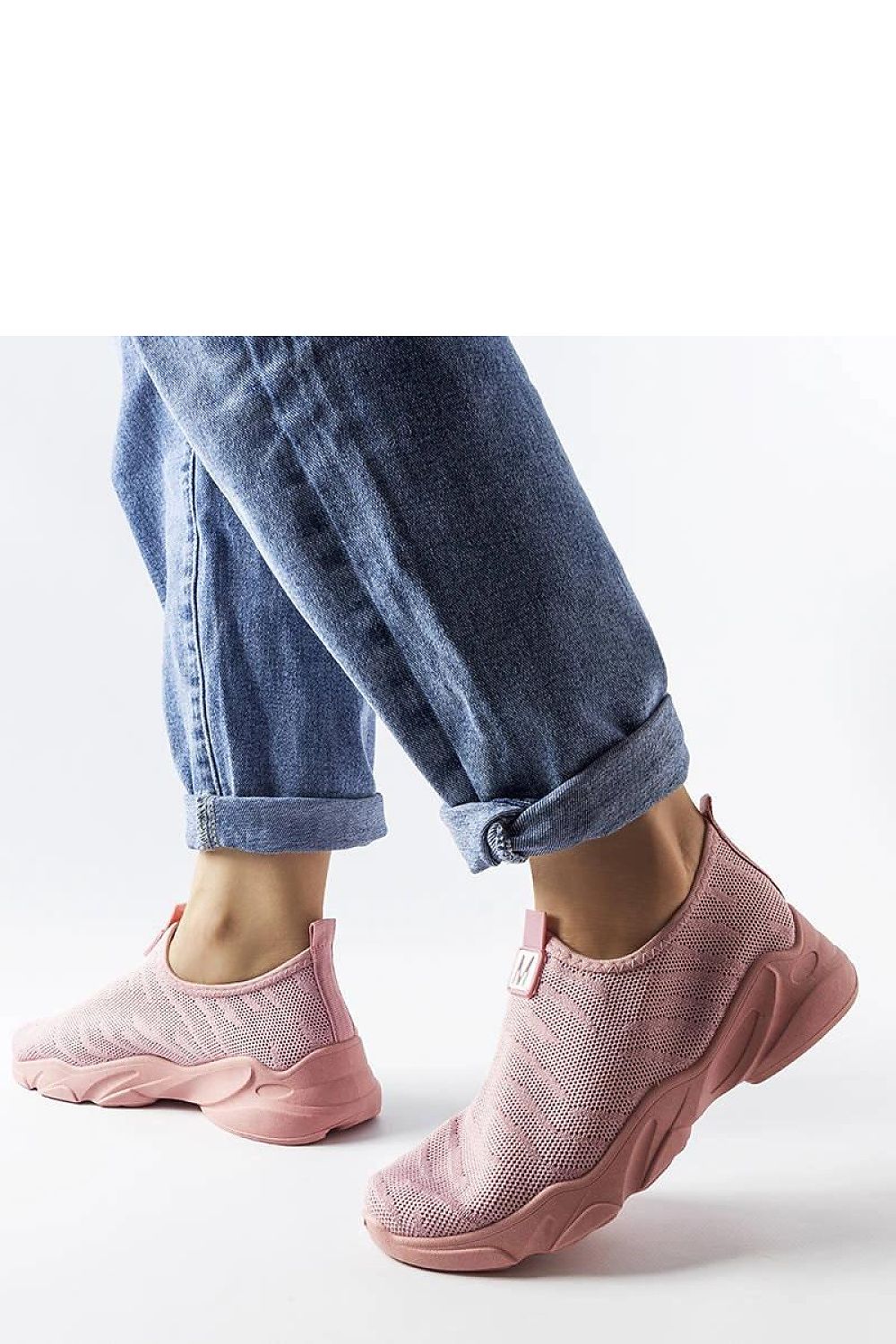 pink sport shoes alternate angle