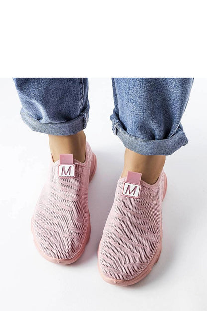 pink sport shoes detail view