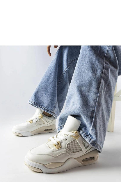 beige lace maxi sneakers alternate angle