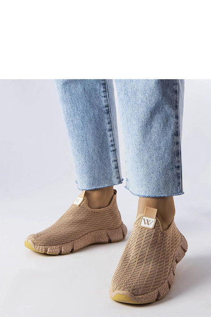 beige sport shoes alternate angle