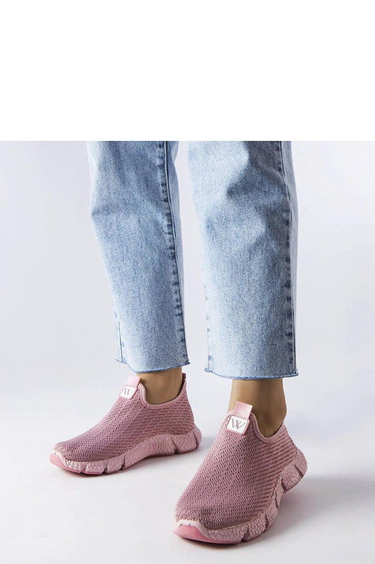 pink mini sport shoes front view