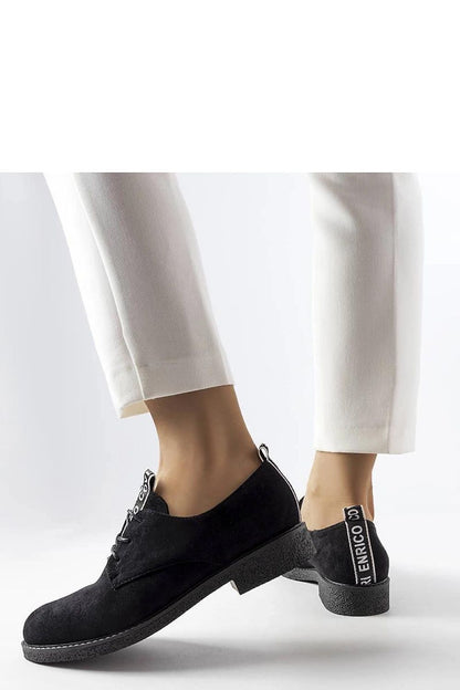 black lace sneakers detail view