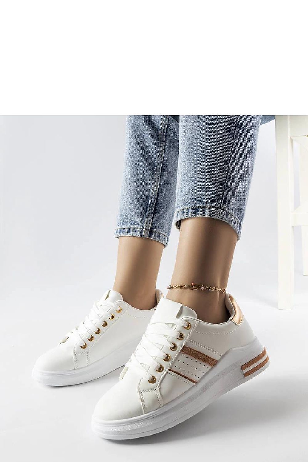 white lace maxi sneakers alternate angle