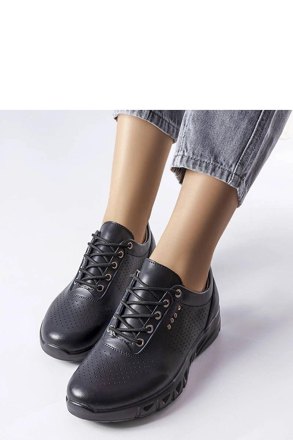 black lace sneakers alternate angle