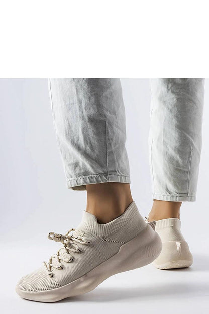 green sneakers side view