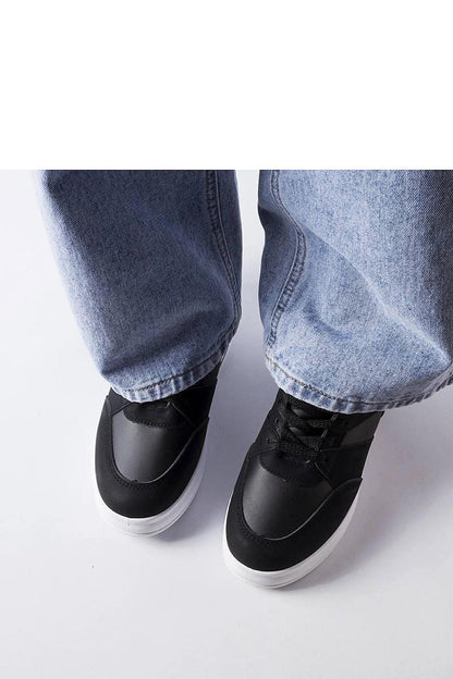 black lace sneakers alternate angle