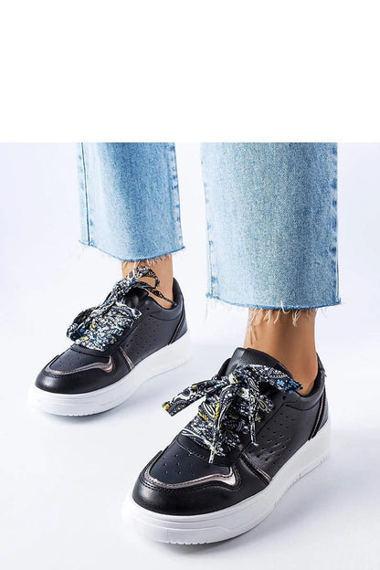 black lace sneakers alternate angle