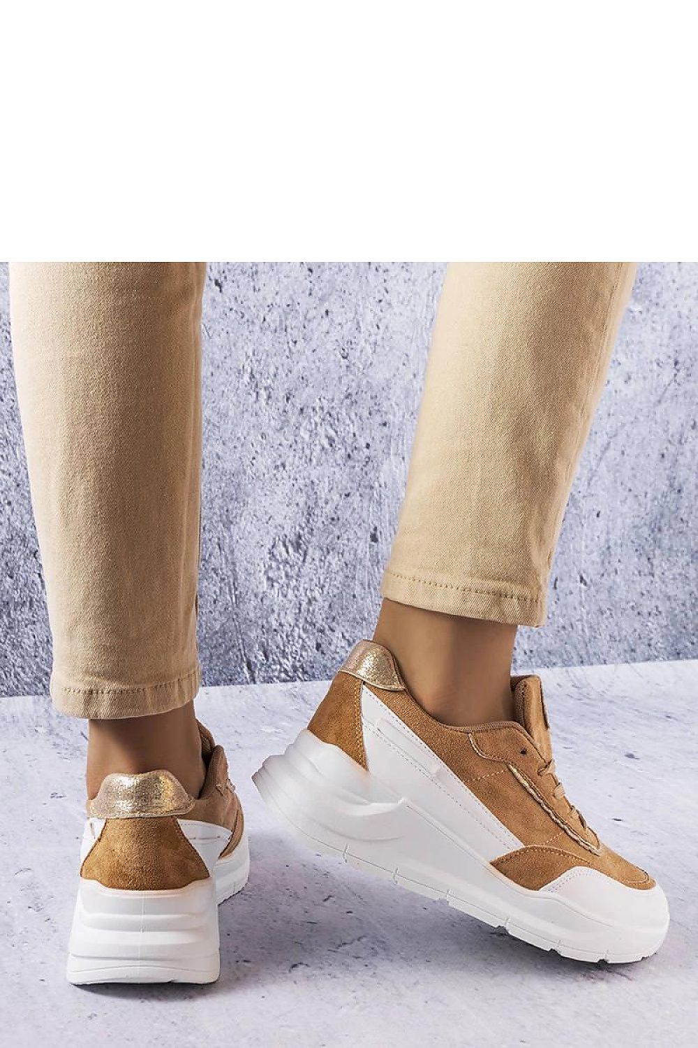 beige lace sneakers alternate angle