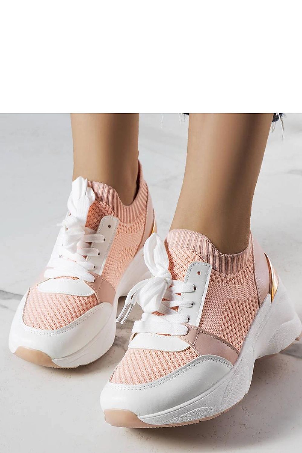 pink mini sneakers alternate angle