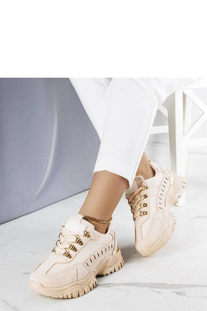 beige lace sneakers alternate angle