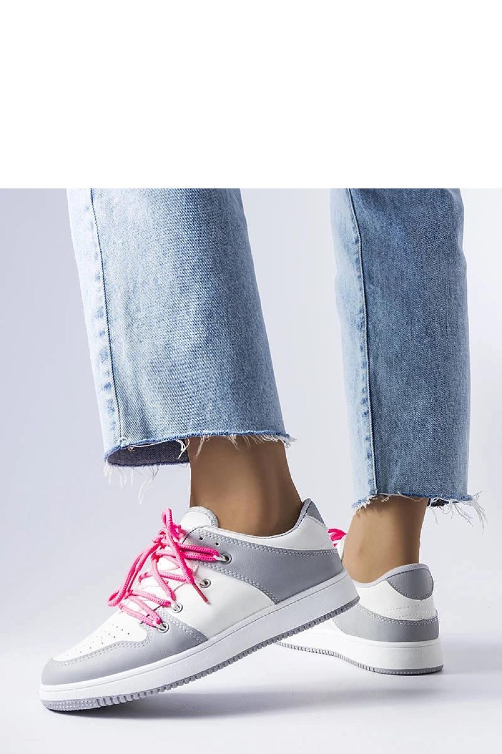 white lace sneakers alternate angle