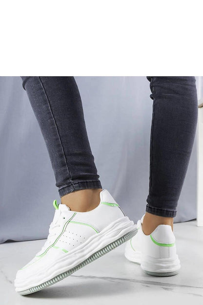 ~ lace sneakers detail view