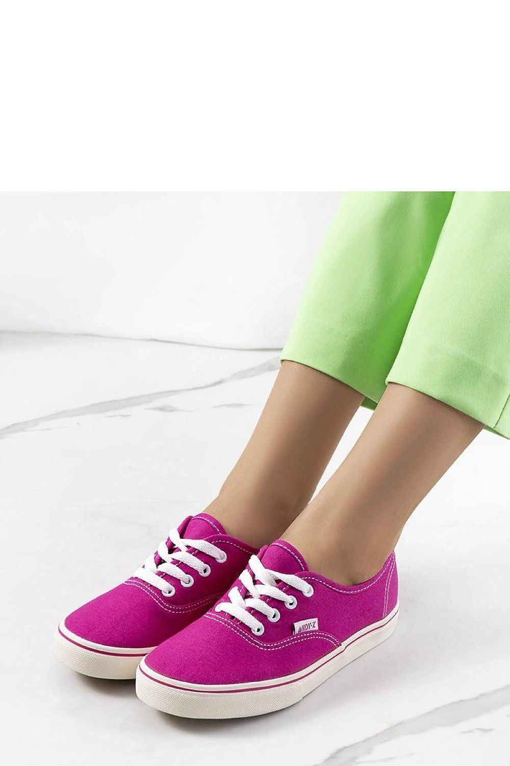 pink lace sneakers alternate angle