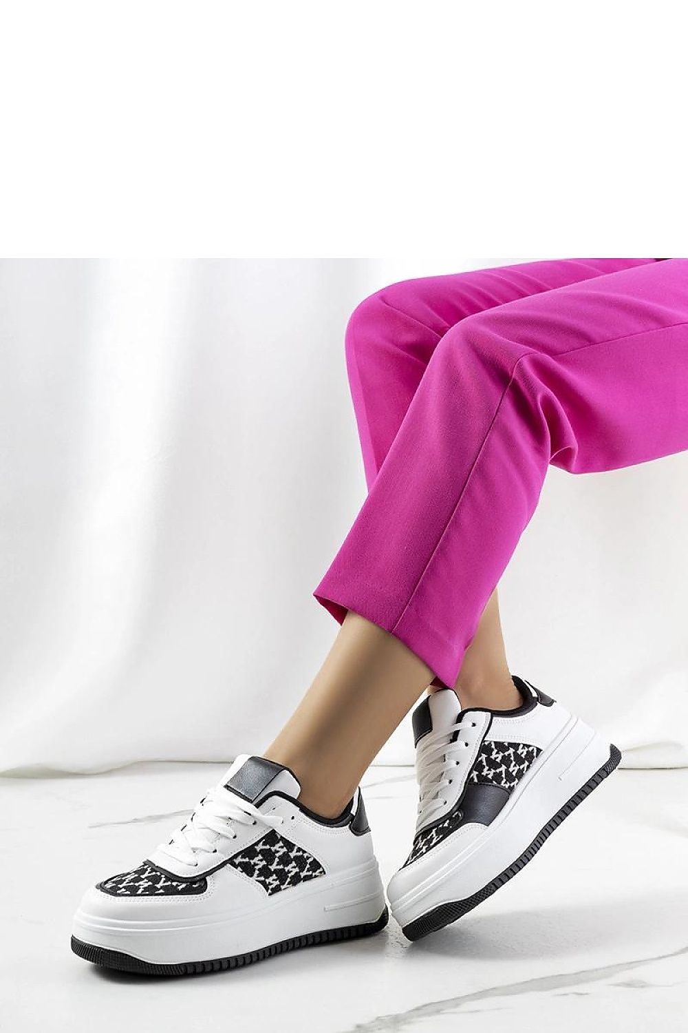 white lace sneakers alternate angle