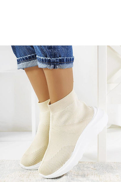 beige sneakers front view