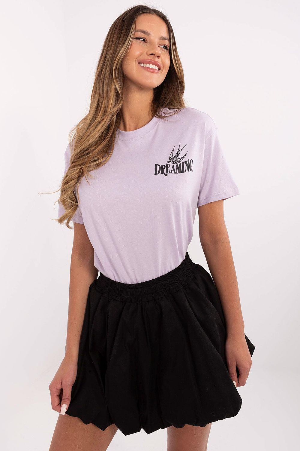 Women's Violet T-shirt side view