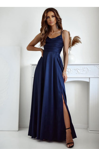 blue long dress view 11