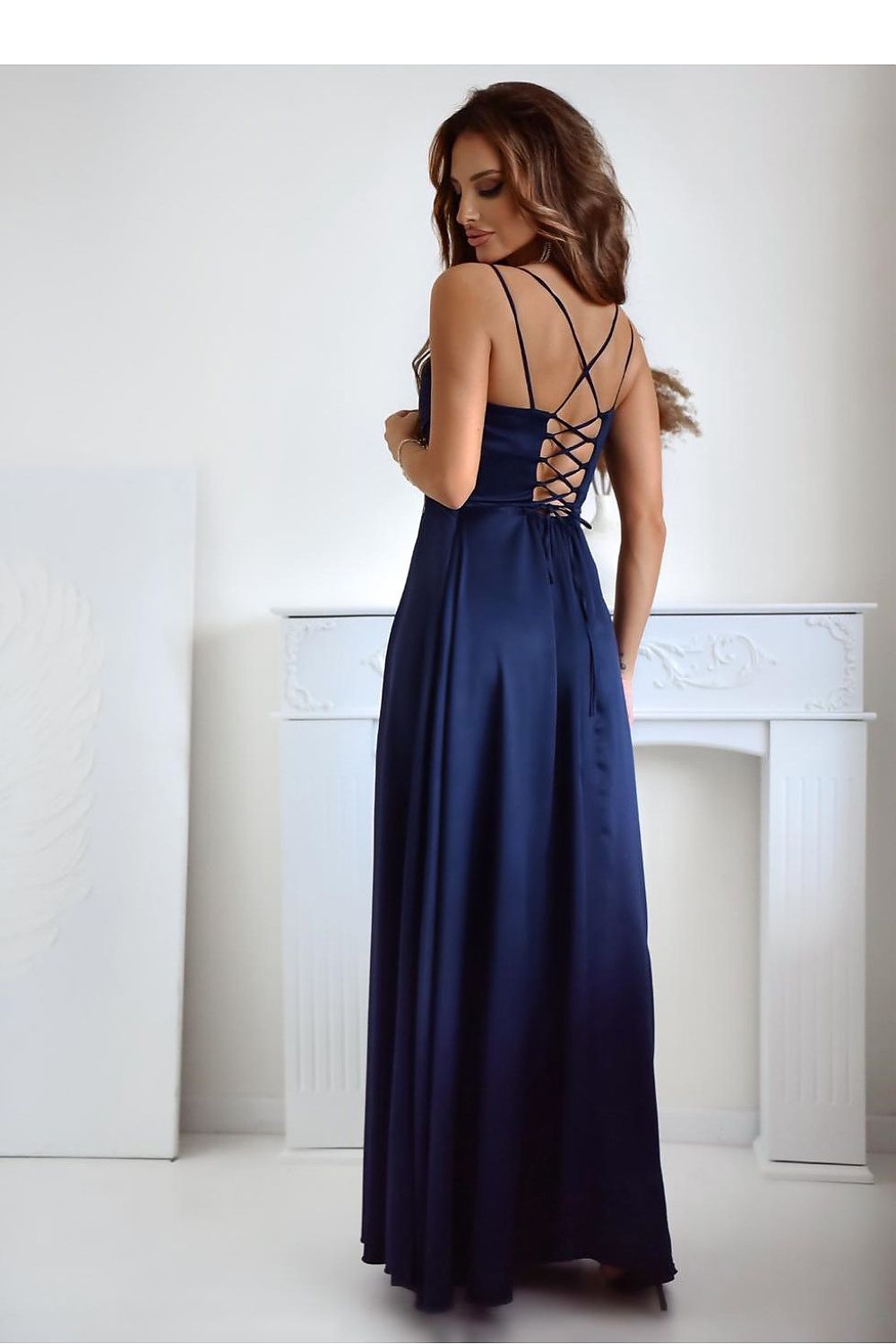 blue long dress view 12