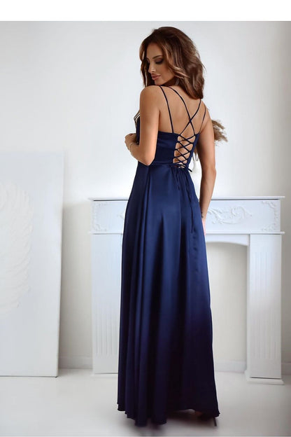 blue long dress view 12