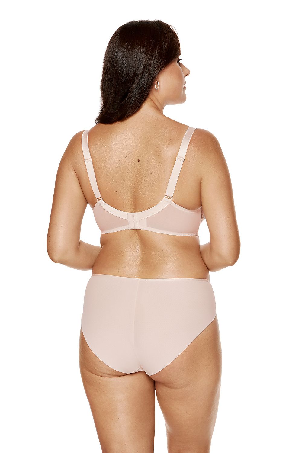 pink lace tulle elegant pink lace tulle panties – comfortable, flirty, and perfect for everyday wear back view