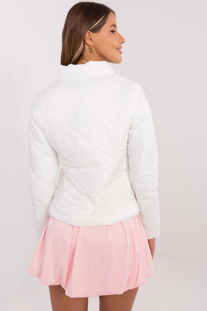 white long sleeve jacket alternate angle