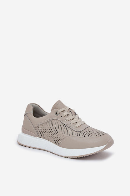 beige sport shoes alternate angle