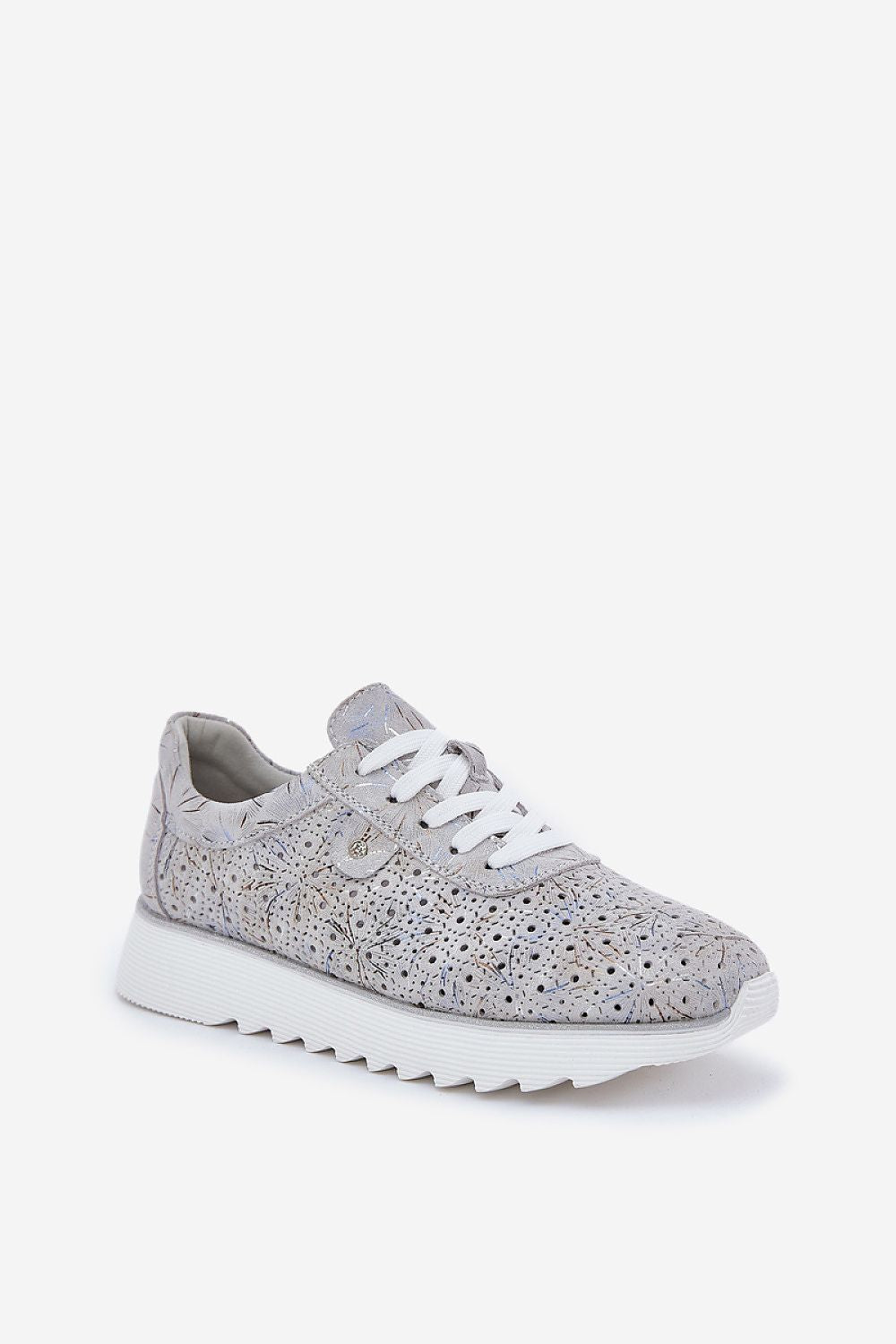 grey sequin sport shoes alternate angle