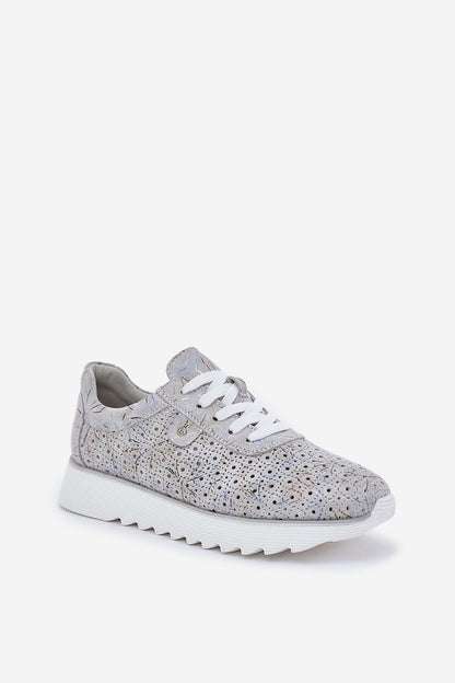 grey sequin sport shoes alternate angle