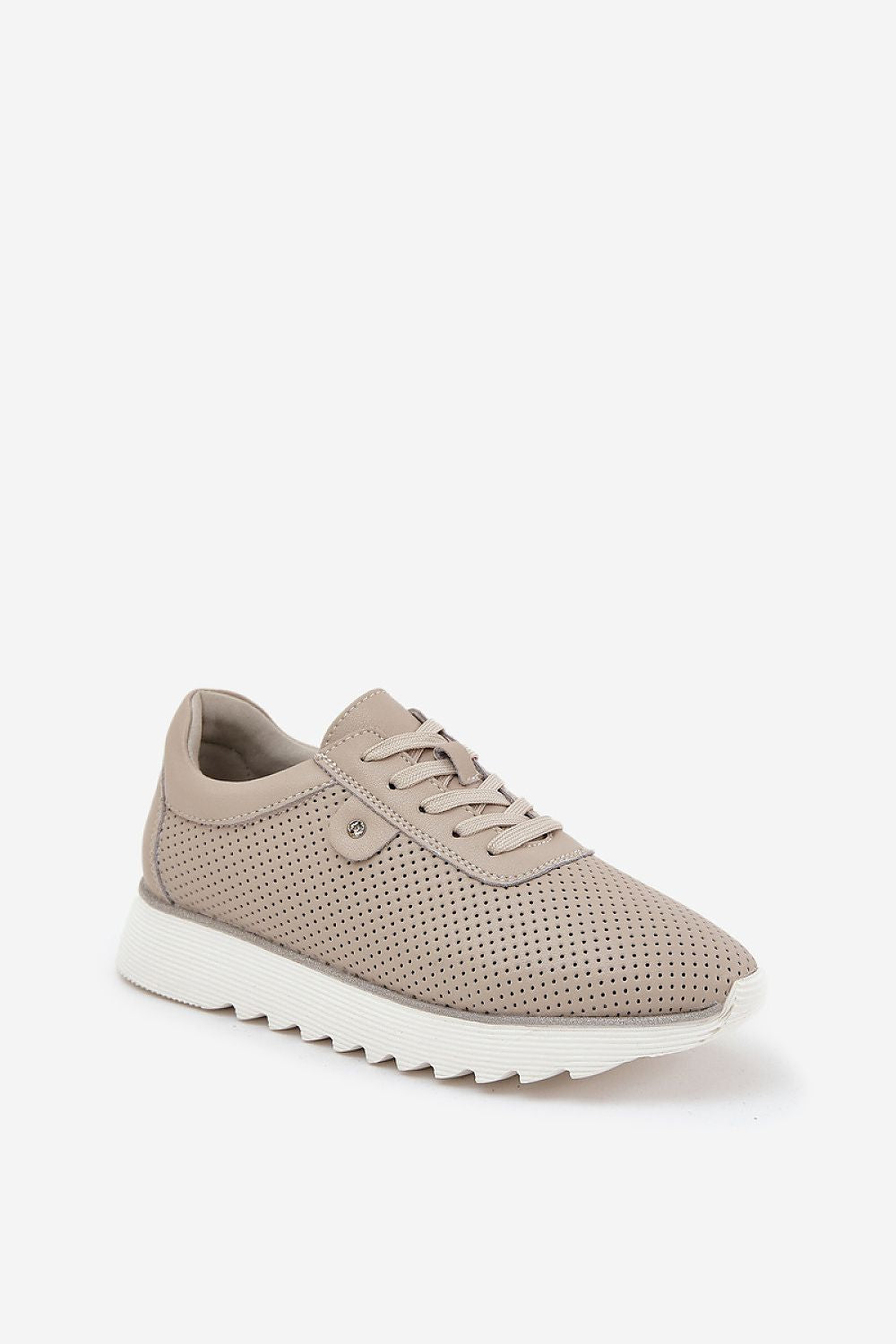 beige sequin sport shoes alternate angle