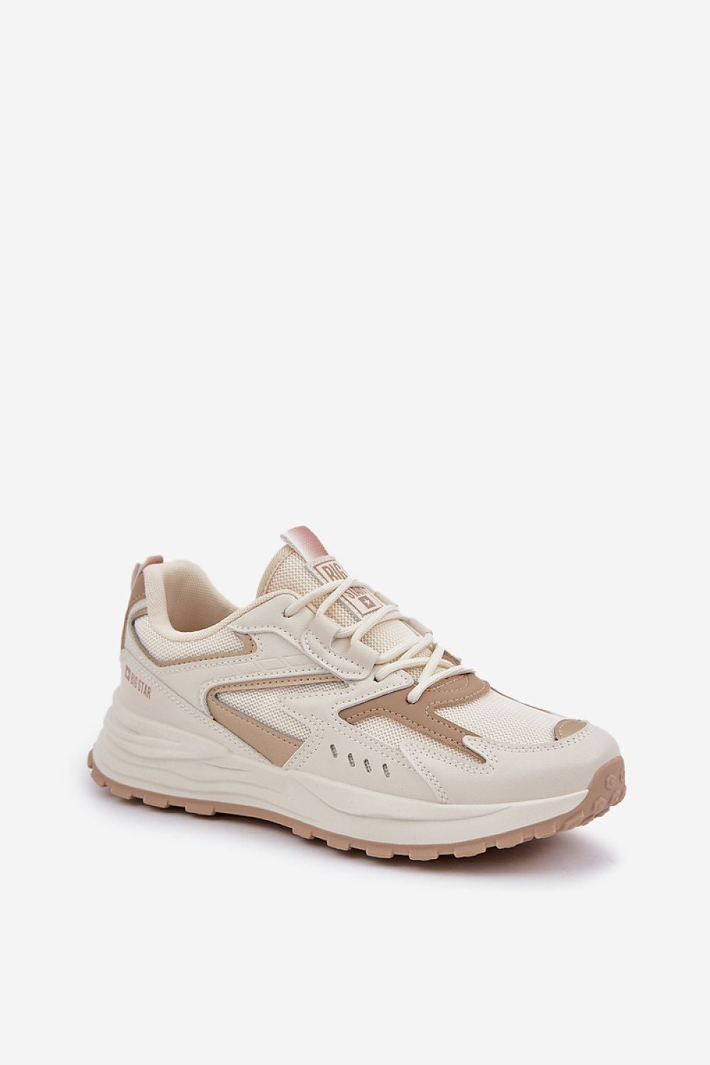 beige sport shoes alternate angle